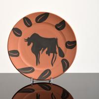 Pablo Picasso 'Tauromachie' Plate, Madoura (A.R. 393) - Sold for $5,625 on 02-06-2021 (Lot 542).jpg